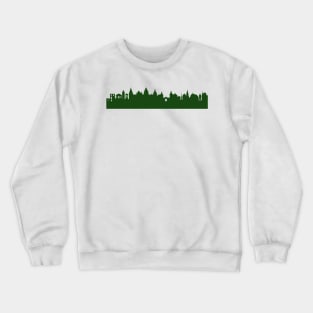 ASCHAFFENBURG Skyline in forest green Crewneck Sweatshirt